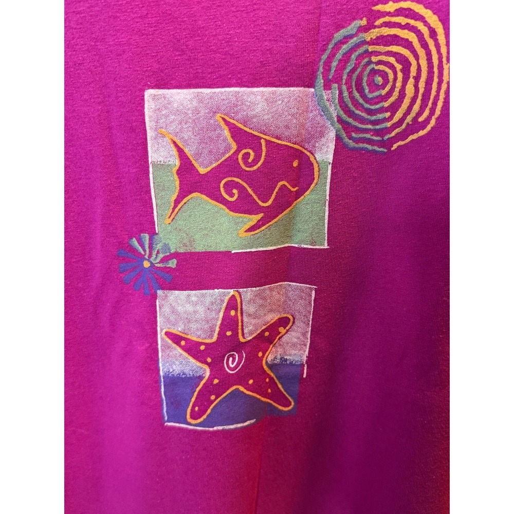 184 Easy Apparel pink tshirt dress - M - Picture 2 of 4